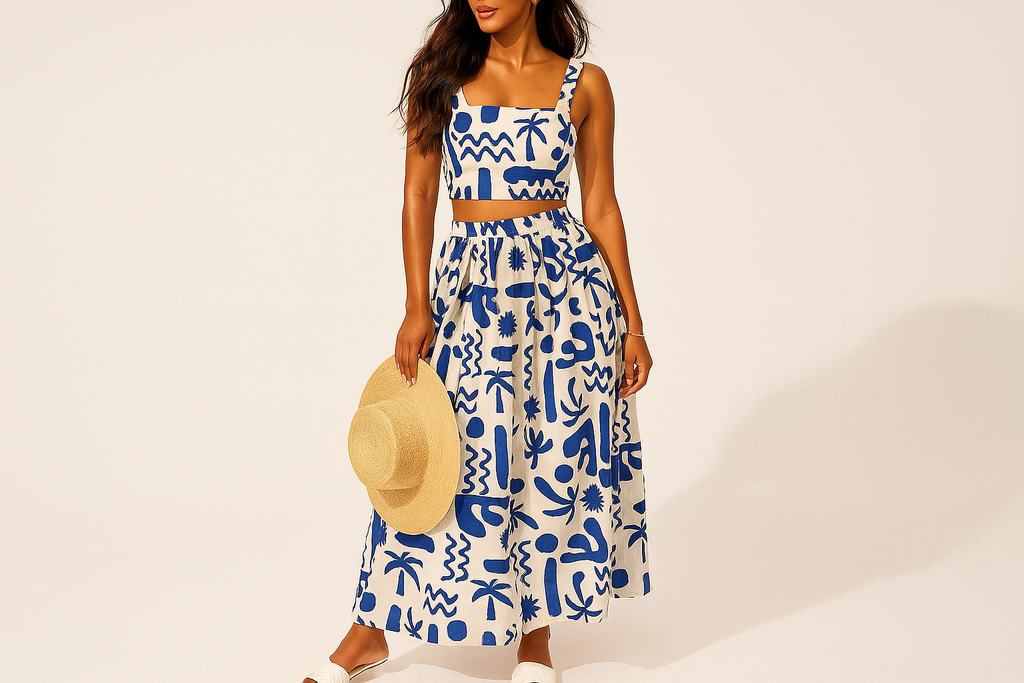 Tropical Tile Co-ord Set