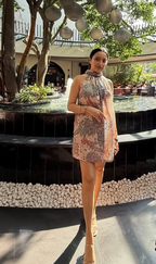 Earthy Wildlife Dress